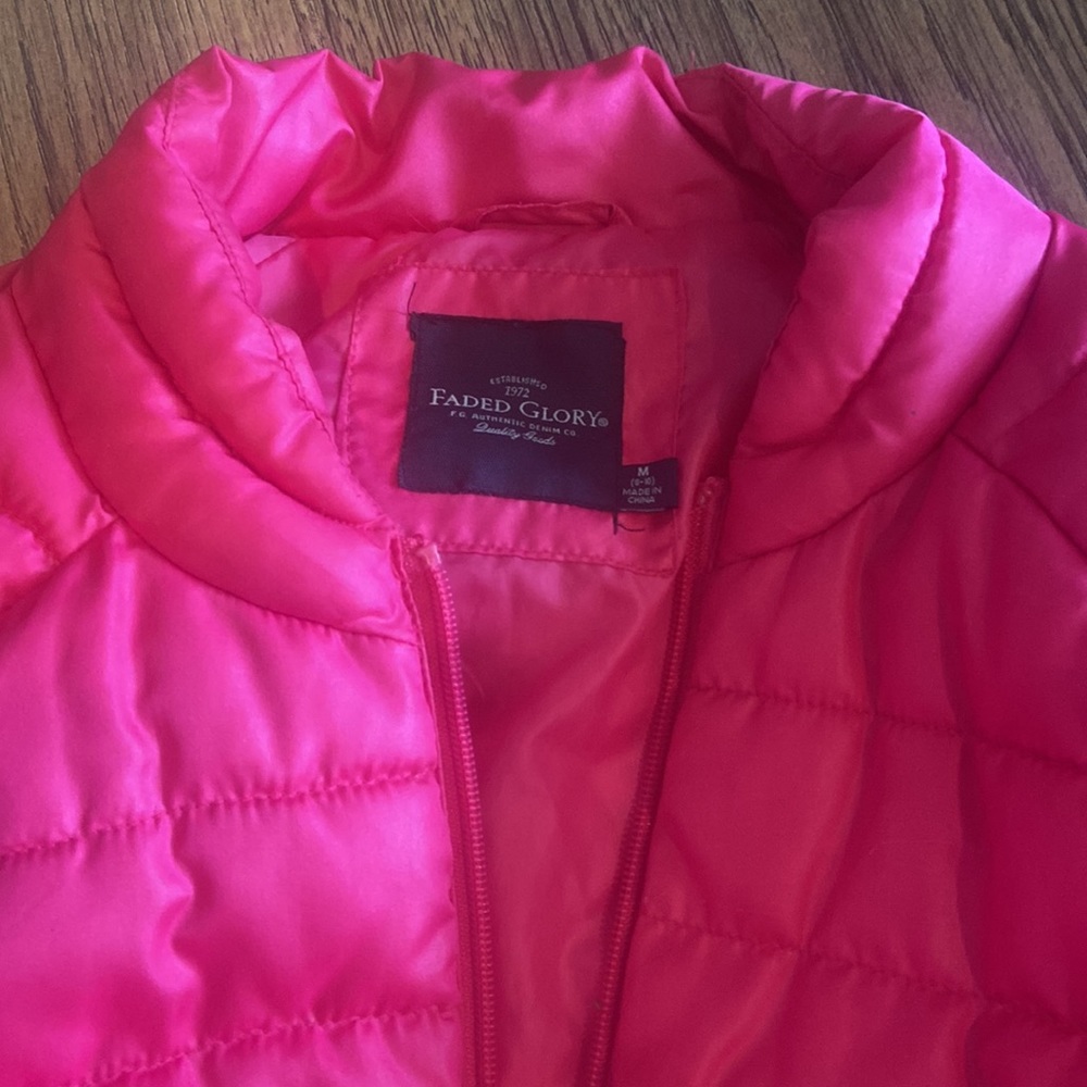 Pink puffer jacket - Picture 2 of 2